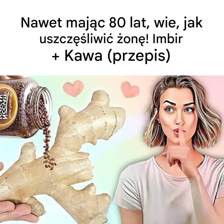 Mimo 80 lat wciąż potrafi zadowolić żonę! Odkryj przepis na imbir i kawę