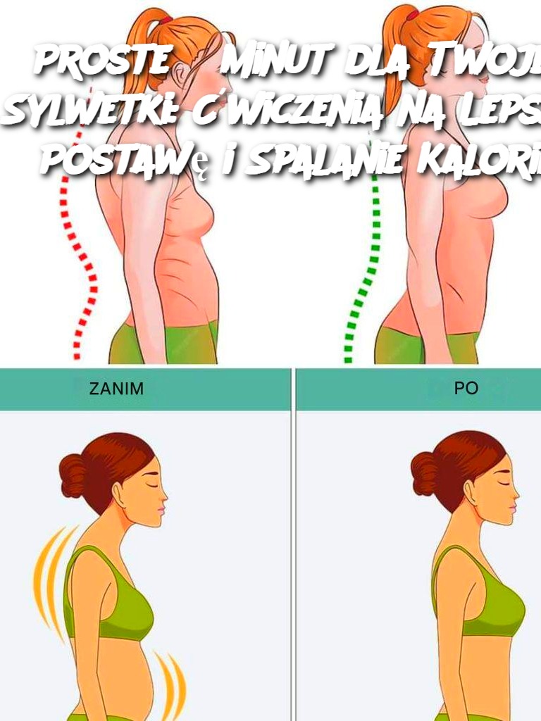 Proste 5 Minut dla Twojej Sylwetki: Ćwiczenia na Lepszą Postawę i Spalanie Kalorii
