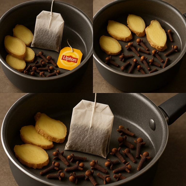 Goździki, imbir i torebka herbaty Lipton razem wzięte warte są swojej wagi w złocie.