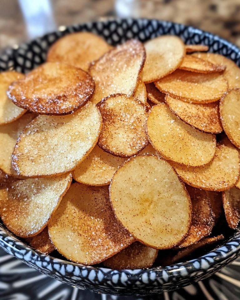 Plasterki jabłka z cukrem cynamonowym do Airfryera