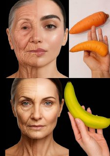 Maseczka do twarzy z banana i marchewki, która niweluje oznaki starzenia