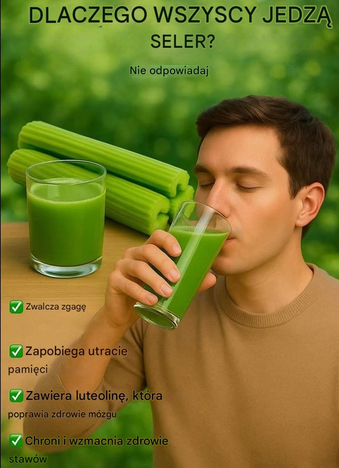 NAPÓJ NA BAZIE SELERA NA ODCHUDZANIE.