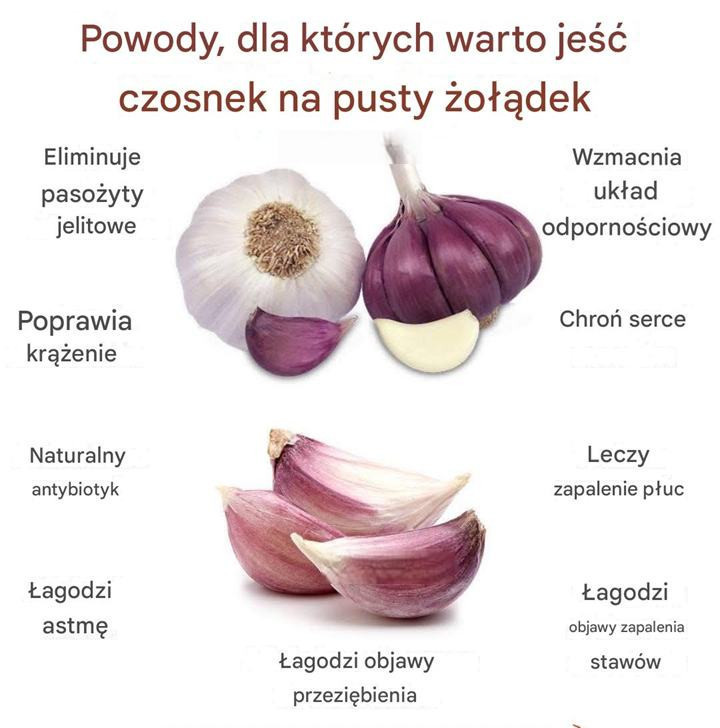Jedz czosnek na pusty żołądek: potężny naturalny środek na Twoje zdrowie