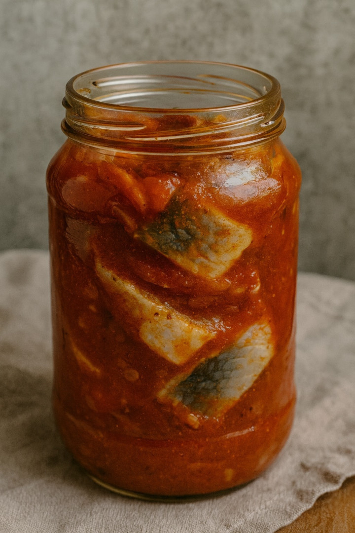 Śledzie w pomidorach