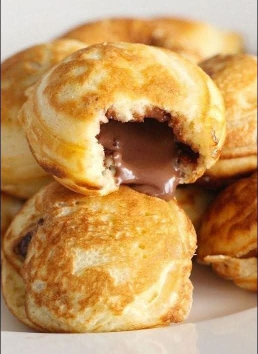 Mini naleśniki nadziewane Nutellą