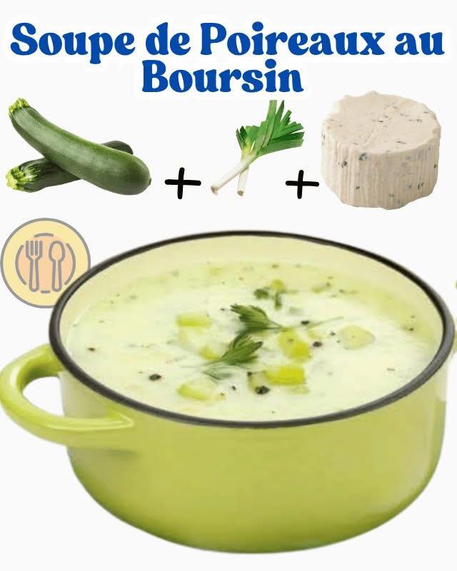 Zupa porowa z Boursinem (Monsieur Cuisine lub Thermomix)