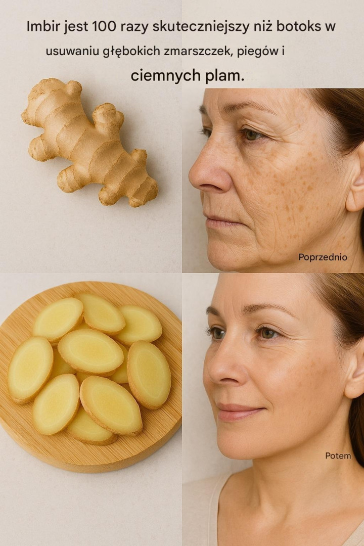 Dla młodzieńczej skóry z imbirem