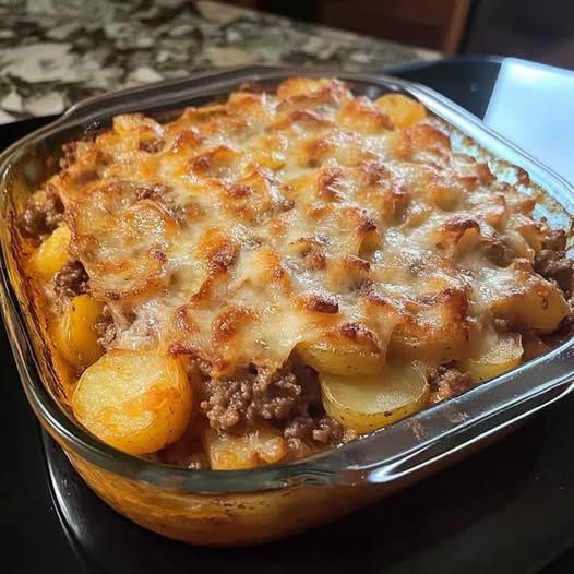 Najlepsza zapiekanka ziemniaczana i hamburgerowa
