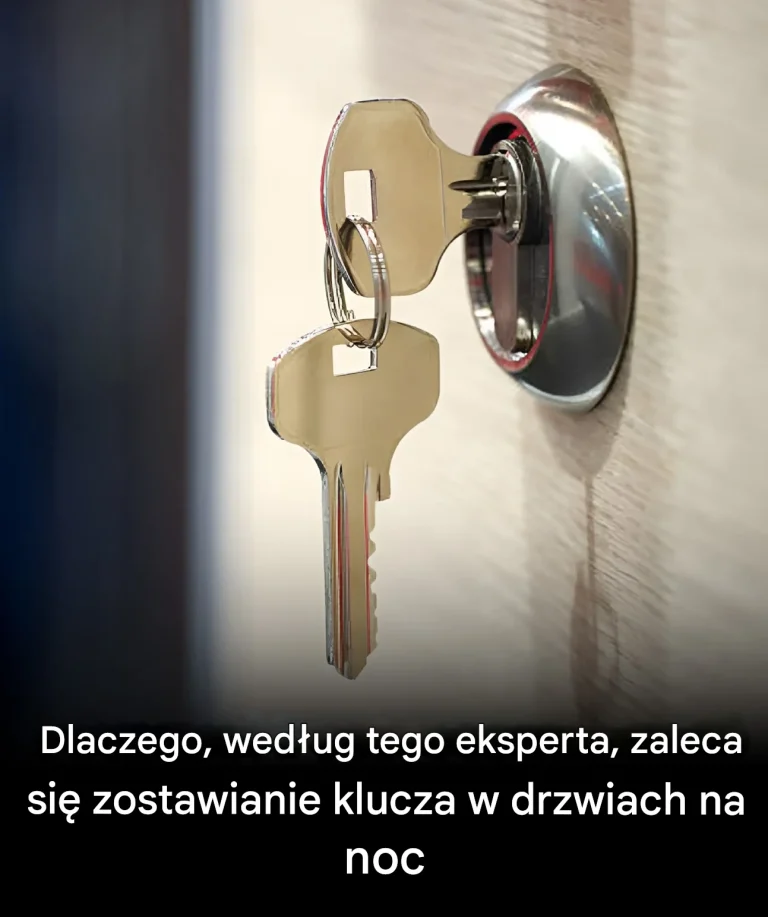 Według eksperta, oto dlaczego pozostawienie klucza w drzwiach na noc jest niezbędnym środkiem bezpieczeństwa