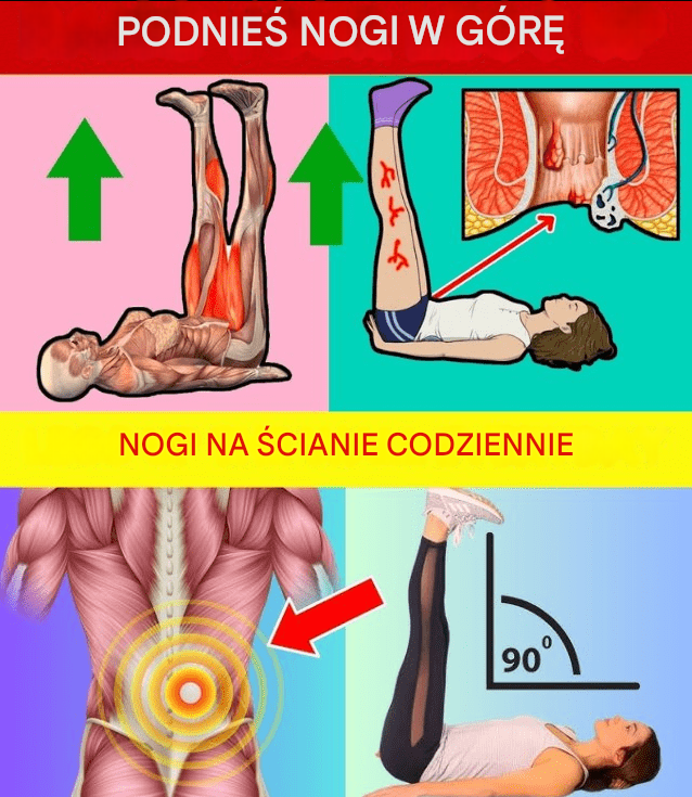 Podnoś nogi codziennie, aby złagodzić te problemy zdrowotne