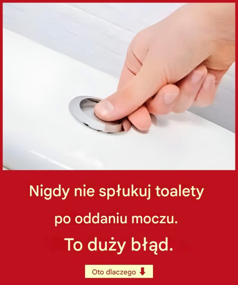 Dlaczego tak ważne jest, aby nie spuszczać wody w toalecie po każdym skorzystaniu z toalety w celu oddania moczu?