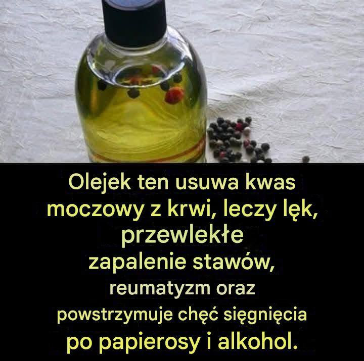 Olejek z Czarnego Pieprzu – Znany z Usuwania Kwasu Moczowego z Krwiobiegu