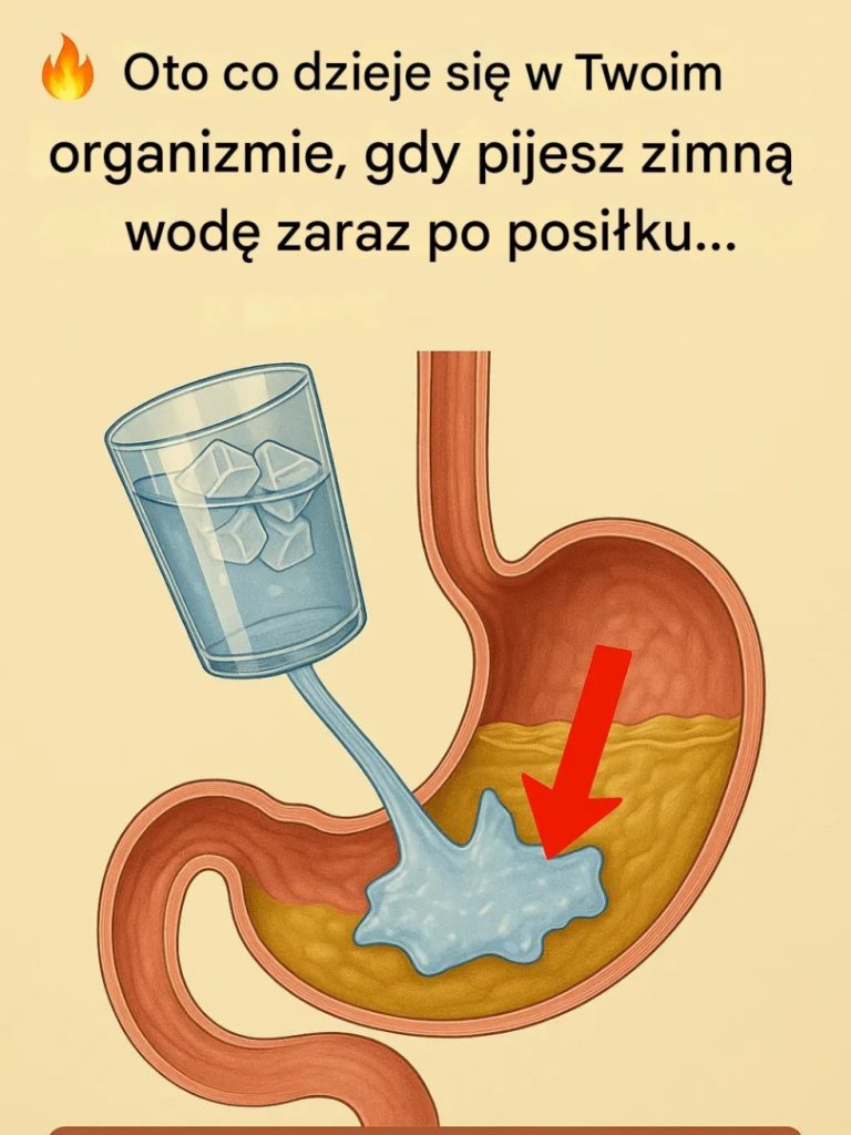 Co tak naprawdę się dzieje, gdy pijesz zimną wodę zaraz po posiłku?