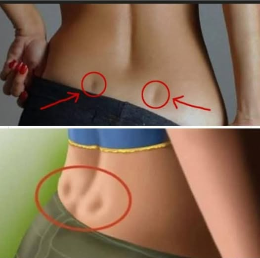 Co oznaczają dwa dołeczki w dolnej części pleców