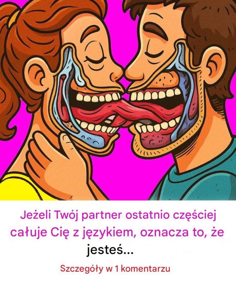 Jeżeli Twój partner ostatnio częściej całuje Cię językiem, oznacza to, że...