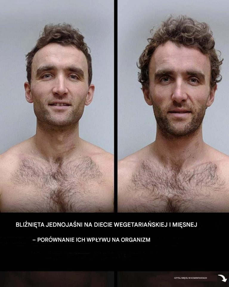 Bliźniaki jednojajowe wypróbowały dietę wegetariańską i mięsną