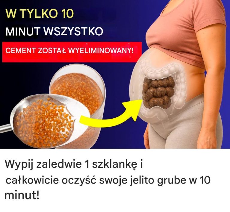 Wypij zaledwie 1 szklankę i całkowicie oczyść swoje jelito grube w 10 minut!