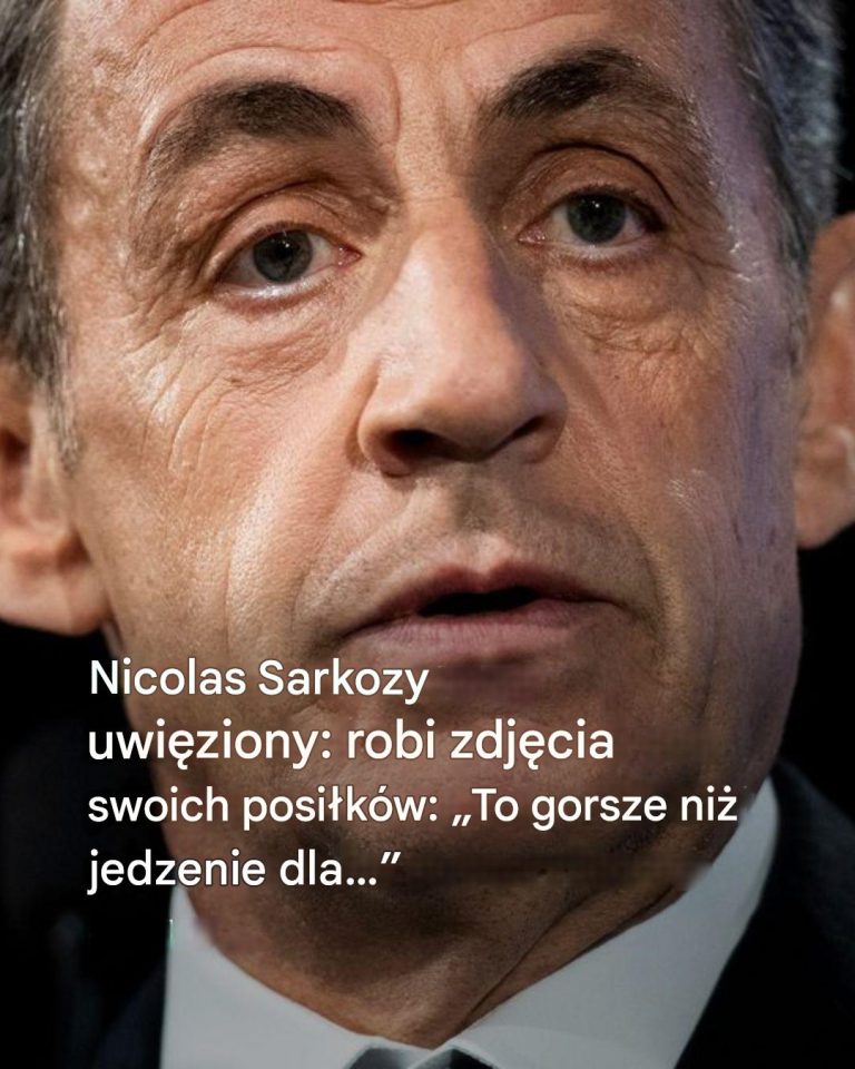 Odkryj posiłki Nicolasa Sarkozy'ego: „To gorsze niż jedzenie dla…”
