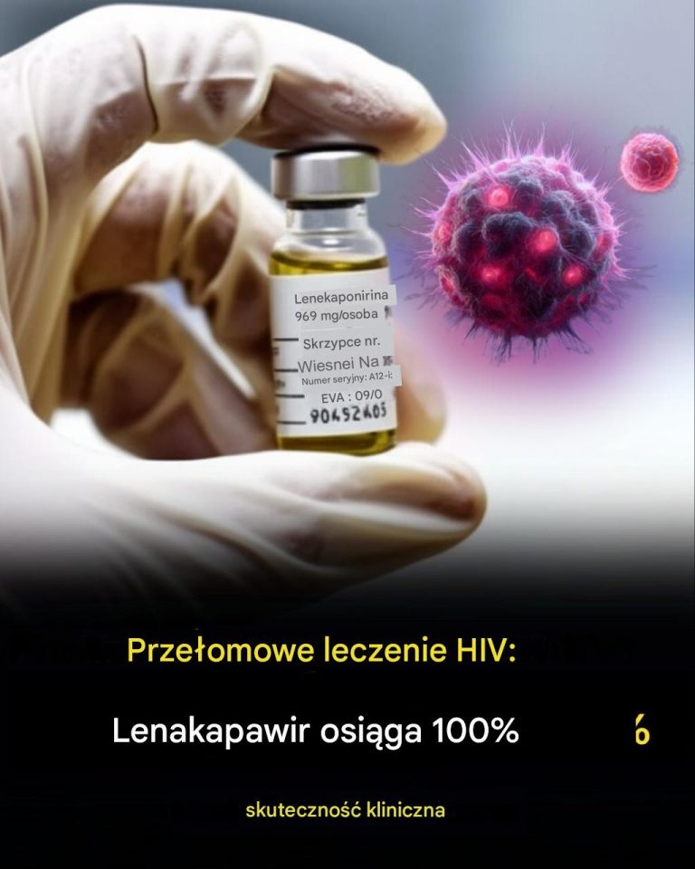 Rewolucyjne leczenie HIV: lenakapawir osiąga 100% skuteczności klinicznej