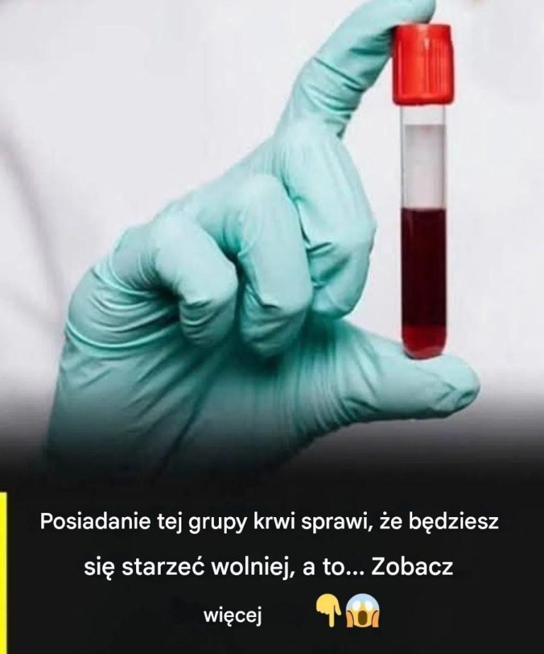 Posiadanie tej grupy krwi sprawi, że będziesz się starzeć wolniej, a to...