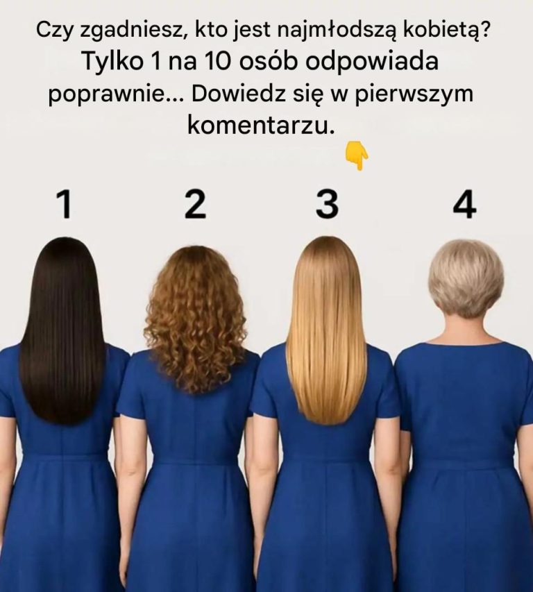 Czy potrafisz zgadnąć, kto jest najmłodszy?