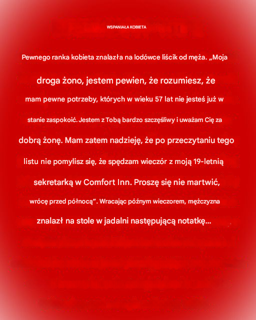 Zemsta bezczelnej 57-latki!