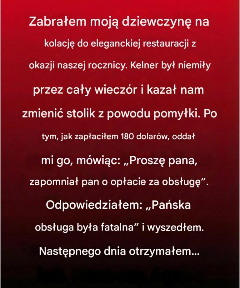 Impreza, która zamieniła się w lekcję