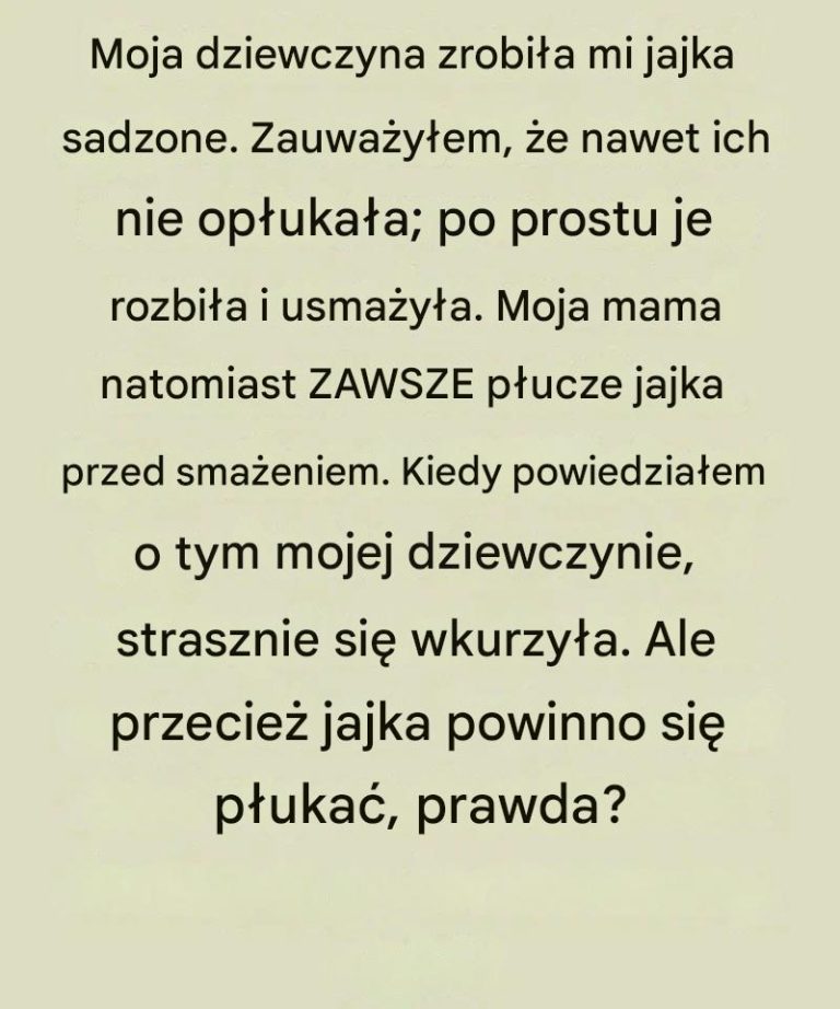 Czy jajka należy myć przed użyciem?
